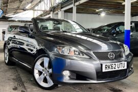 2012 Lexus IS 250 2.5 V6 Limited Edition Auto Euro 5 2dr CONVERTIBLE Petrol Auto