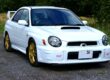 Subaru Impreza JDM STI Prodrive style 51 plate in pure white limited edition Image
