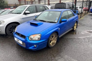 2003 03 SUBARU IMPREZA 2.0 WRX BLUE MANUAL FSH ELEC WINDOWS CLIMATE A.C Image