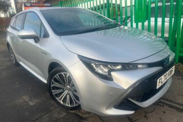 2020(70) toyota corolla 1.8 VVT-i Hybrid Design 5dr CVT estate silver Image