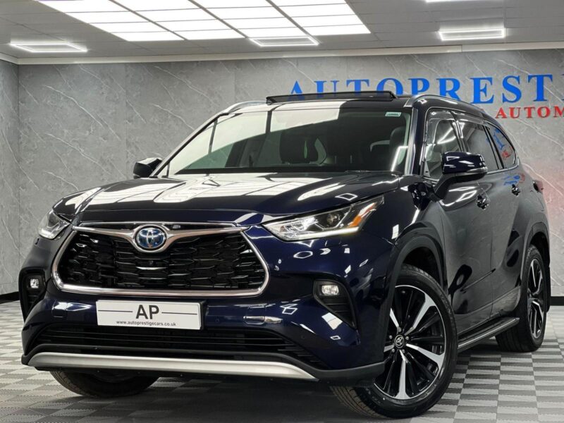2022 Toyota Highlander 2.5 VVT-h Excel CVT 4WD Euro 6 (s/s) 5dr 7 SEATER BLUE Image