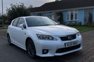 2012 Lexus CT200H F-Sport 1.8 Petrol/ Electric Hybrid. 92,380 Miles. Image