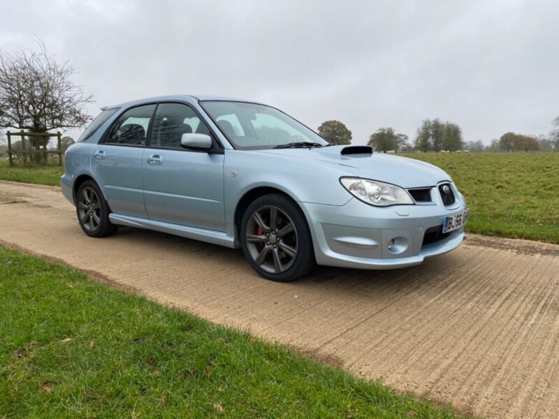 subaru impreza wrx wagon 2.5 in wr1 blue nice mods hawkeye model FSH vgc Image