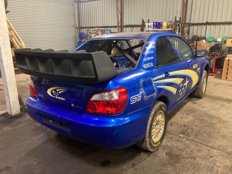 2003 subaru impreza caged rally car shell & running 2003 wrx donor car Image