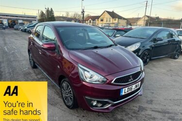 2016 Mitsubishi Mirage 1.2 Juro 5dr CVT HATCHBACK PETROL Automatic Image