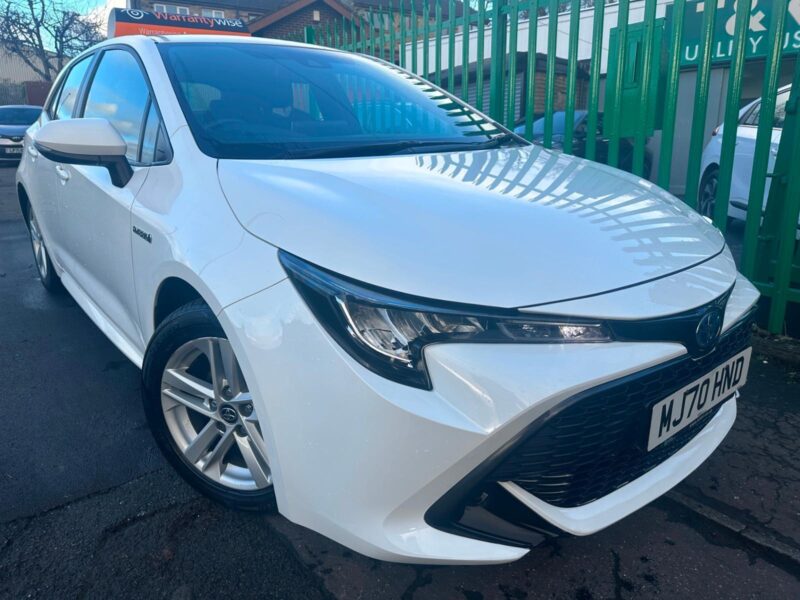 20(70) toyota corolla 1.8 VVT-i Hybrid Icon 5dr CVT white Image