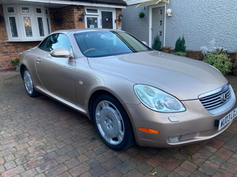 LEXUS 430 SC CONVERTIBLE 2003 53 PLATE Image