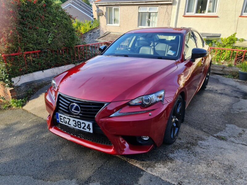 Lexus is300h red 2016 4dr cvt auto hybrid 59k Image