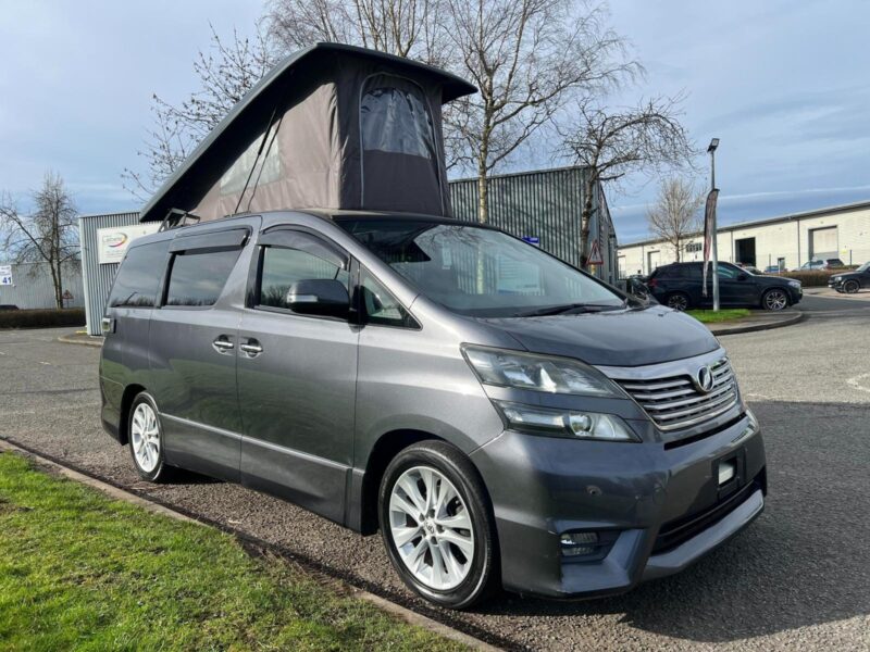 2009 TOYOTA VELLFIRE 2.4, 3/4 birth CAMPER VAN, Grey, 48K MILES, ULEZ COMPLIANT Image