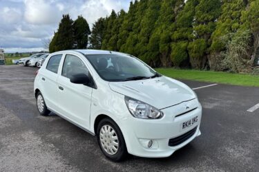 2014 Mitsubishi Mirage 1.0 Petrol Manual White 5dr Hatchback 5 Door £0 ROAD TAX Image