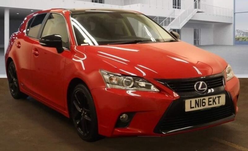 2016 Lexus CT 1.8 200h Sport CVT Euro 6 (s/s) 5dr HATCHBACK Petrol/Electric Hybr Image