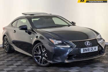 2018 LEXUS RC 2.5 300H F SPORT BLACK EDITION E-CVT EURO 6 (S/S) 2DR SVC HISTORY Image