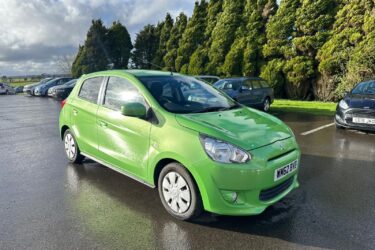 2013 Mitsubishi Mirage 1.2 2 5dr Petrol Manual Green 5 Door Hatchback HATCHBACK Image