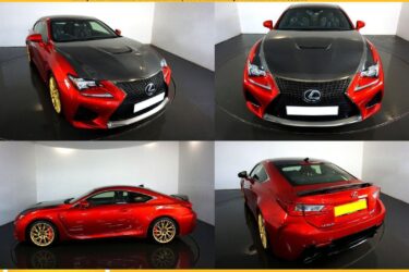 2015 RED LEXUS RCF 5.0 500 CARBON 2DR AUTO COUPE CAR FINANCE FR £432 PM Image