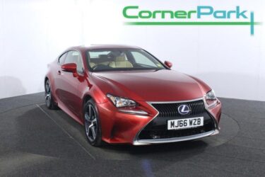 2016 66 LEXUS RC 2.5 300H LUXURY 2D 178 BHP Image