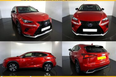 2020 RED LEXUS NX300H 2.5 CVT NAV HYBRID AUTO ESTATE CAR FINANCE FR £467 PM Image