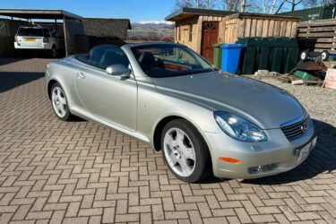 An amazing Lexus SC430 convertible with superb history supported by invoices . Image