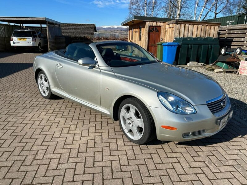 An amazing Lexus SC430 convertible with superb history supported by invoices . Image