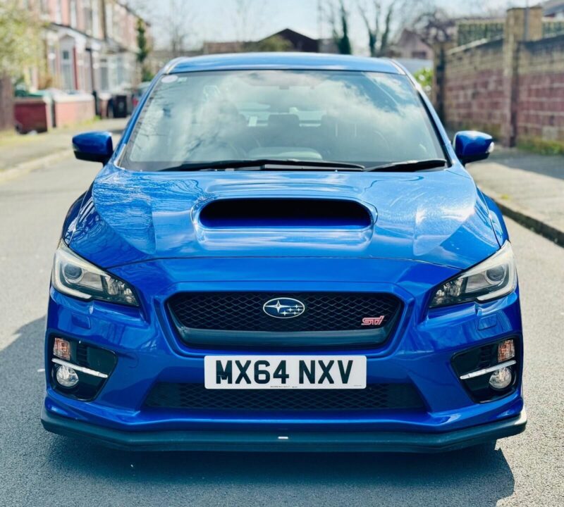 subaru Impreza wrx sti jdm 2.0 petrol blue 2014 2015 Image