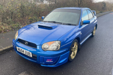 2004 SUBARU IMPREZA 2.0 WRX TURBO STI SPEC WORLD RALLY BLUE BLOB EYE Image