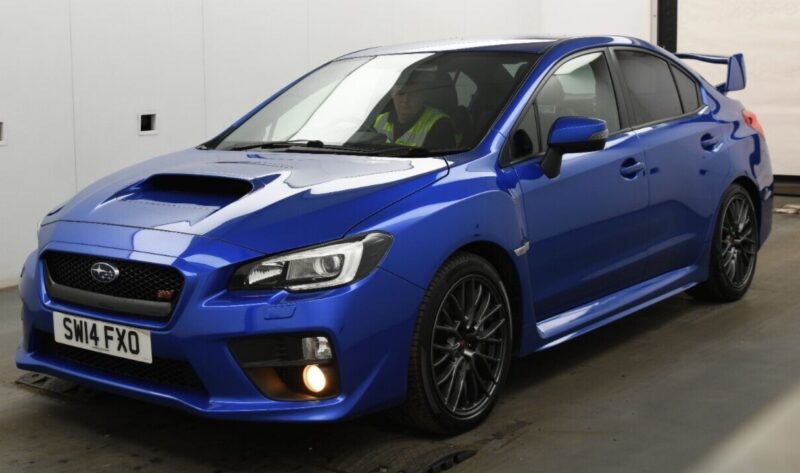 2014-14 Subaru WRX STi Type UK Symetrical, World Rally Blue 2.5 4dr Manual FSH Image