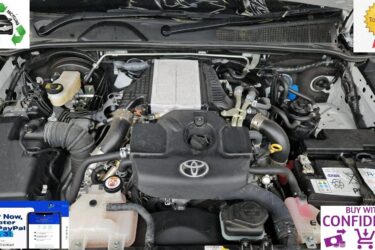 2022 TOYOTA HILUX 1GD-FTV 2.8 DIESEL COMPLETE ENGINE & AUTO GEARBOX 14K MILES Image