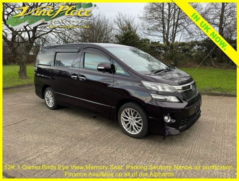 2012 Toyota Alphard 2.4 ZR Hybrid, 7 Seats, Auto MPV Petrol Automatic Image