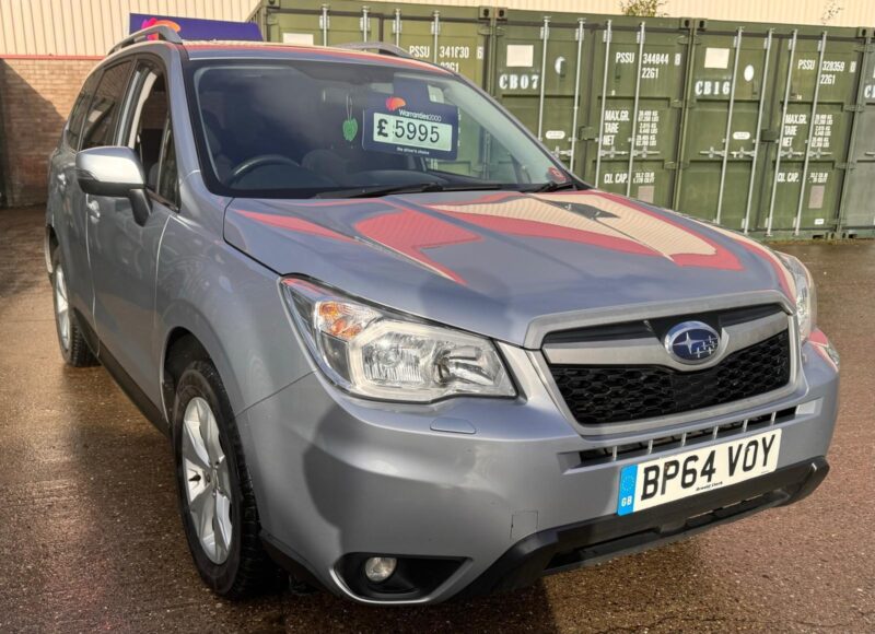 2015 SUBARU FORESTER XC BOXER 2.0DT 6 SPEED MANUAL SILVER 5 DOOR 4X4 ESTATE Image