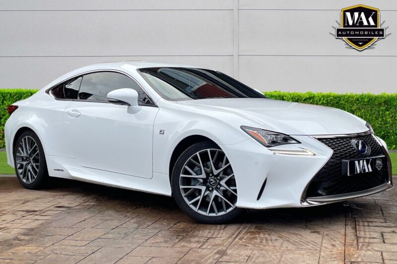 2016 Lexus RC 300h 2.5 F-Sport 2dr CVT - FULL LEXUS SERVICE COUPE Petrol/Electri Image