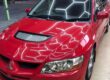 Fresh Import Mitsubishi Evo 8 GSR Rare Sunroof Model Palma Red Evolution VIII Image