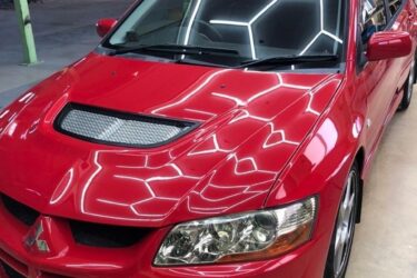 Fresh Import Mitsubishi Evo 8 GSR Rare Sunroof Model Palma Red Evolution VIII Image