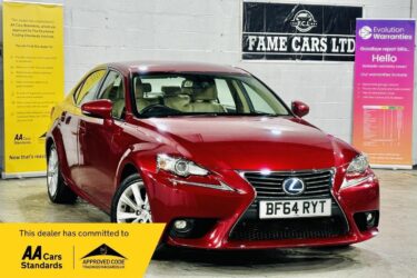 2014 Lexus IS 300h Executive Edition 4dr CVT Auto SALOON PETROL/ELECTRIC Automat Image