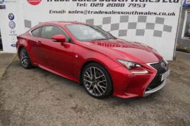 2016 Lexus RC 300h 2.5 F-Sport 2dr CVT £25 TAX COUPE Petrol/Electric Hybrid Auto Image