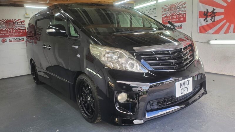 Toyota Alphard 2.4 black automatic 8 seater sunroofs fresh japanese import 2010 Image