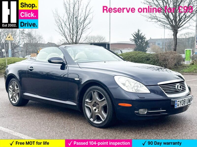 2008 Lexus SC 430 4.3 2dr [6] Auto CONVERTIBLE PETROL Automatic Image