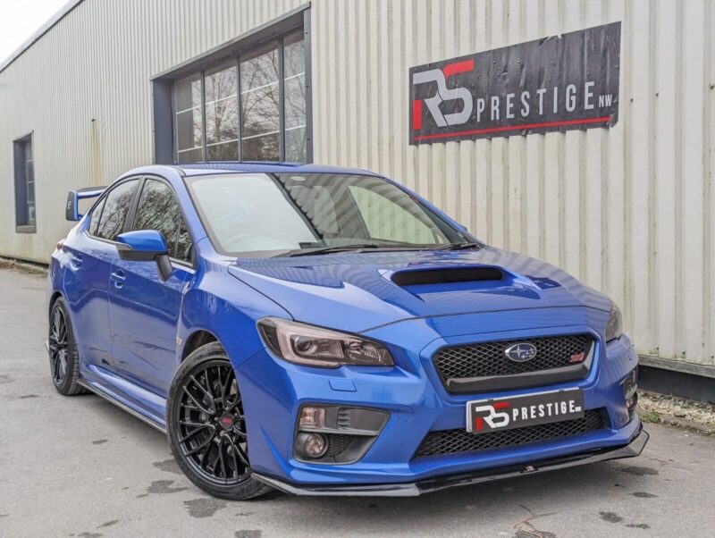 2014 64 SUBARU IMPREZA WRX STI TYPE UK SYMETRICAL 2.5 300BHP BLUE PX SWAP Image