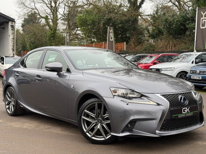 2015 Lexus IS 300H F SPORT - DARK ROSE LEATHER - 1 OWNER - FULL LEXUS SERVICE HI Image