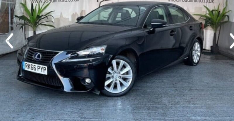 2016 Lexus IS 300h F-Sport 4dr CVT Auto SALOON Petrol/Electric Hybrid Automatic Image