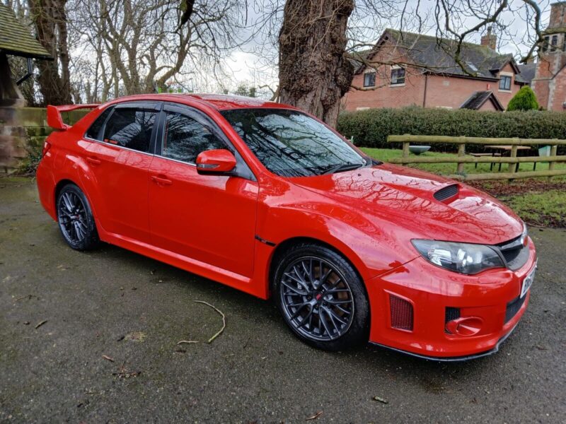 Subaru Impreza Wrx Sti Sedan 2012. Rare Red. 333bhp. Image
